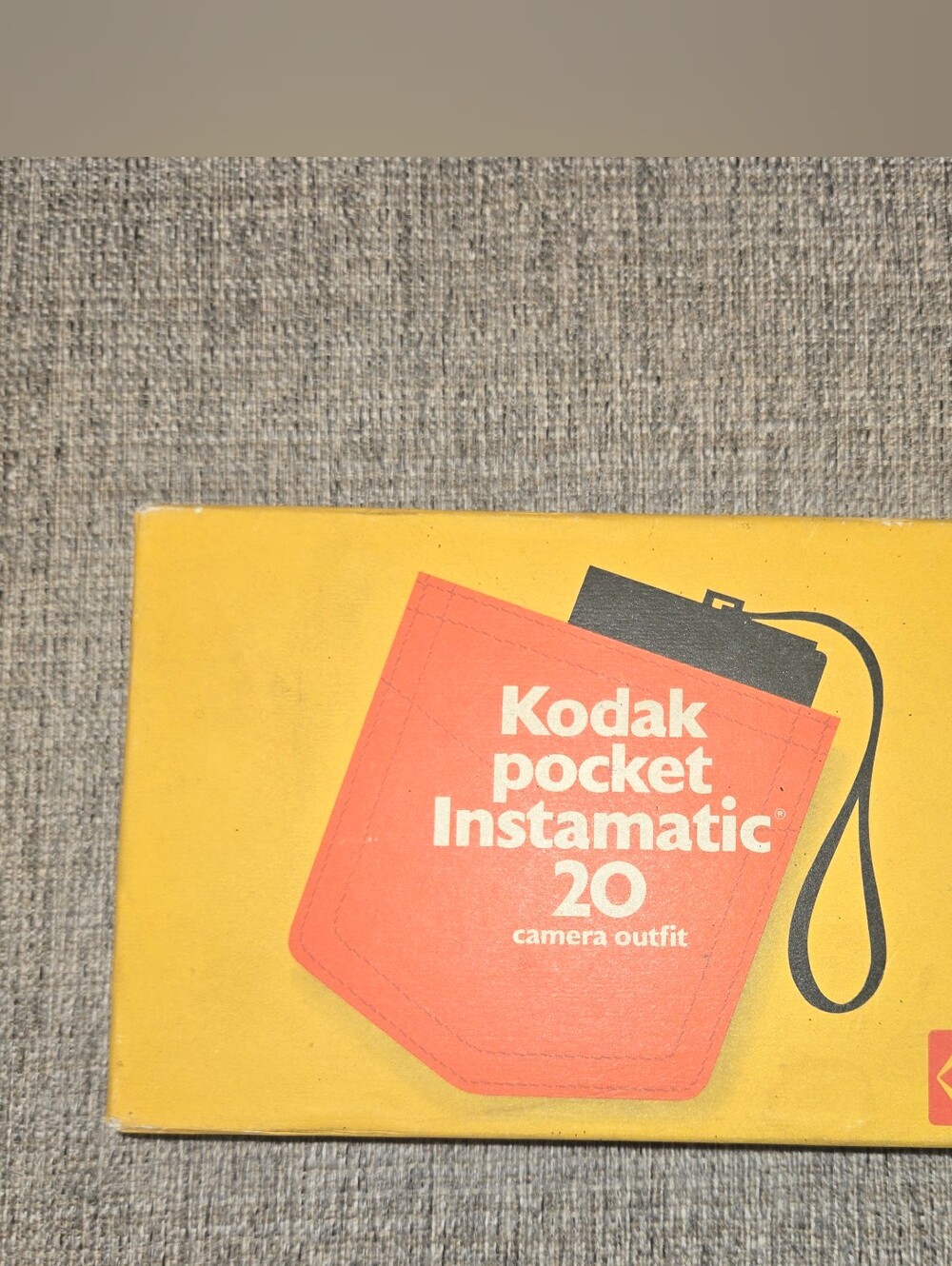 Kodak Toiletry/Accessory Pouch in Yellow and Orange
